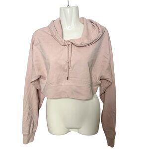 Wilfred Free Women's Pink Cropped Hoodie